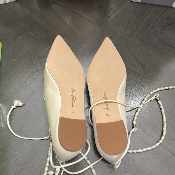 SAM EDELMAN WINSLET LACE UP POINTED TOE FLAT - Picture 3 of 9